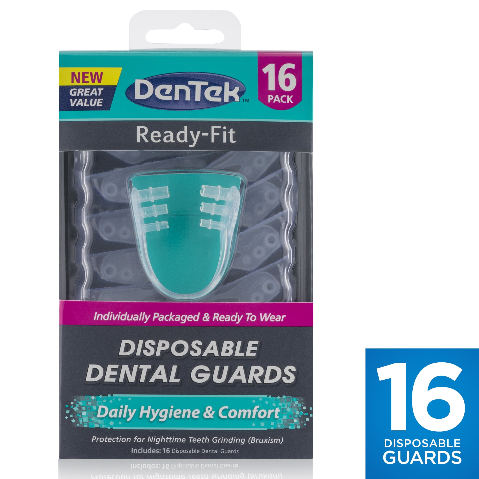 DenTek ReadyFit Disposable Dental Guards For Nighttime Teeth Grinding
