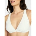 thumbnail image 5 of Time and Tru Women's and Women's Plus Ribbed Triangle Bikini Top, Sizes XS-3X, 5 of 5
