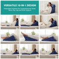thumbnail image 2 of Juego de almohadas ortopédicas con forma de cuña Bedluxe, espuma para después de la cirugía, 2 of 6