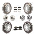 thumbnail image 1 of Transit Auto Front Rear Hub Bearings Assembly Coated Disc Brake Rotors and Ceramic Pads Kit (10Pc) for Car Volkswagen GTI - Left Right Side (Driver Passenger) KBB-120656, 1 of 11