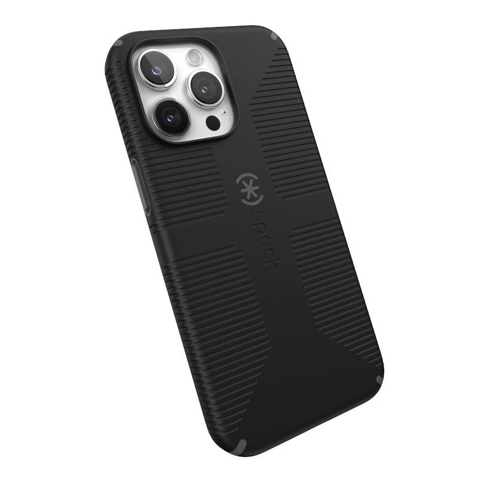 Speck iPhone 15 Pro Max Candy Shell Grip Cell Phone Case, Black