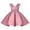 F87 Pink, variant on Kids Child Girls Dress Fly Sleeves Sequin V Neck Solid Color Comfort Casual Summer Dress Beige Size 2-3 Years