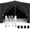 Black, variant on 10'x10' EZ Pop Up Canopy with 6 Removable Sidewalls | UPF 50+ Waterproof Portable Shelter, Gazebo with Weight Bags for Parties, Beach, Camping