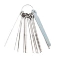 thumbnail image 4 of 14 limas para ranurar cejuelas de guitarra, juego de limas para cejuelas de puente, herramientas para instrumentos de cuerda, material metálico, adecu, 4 of 8