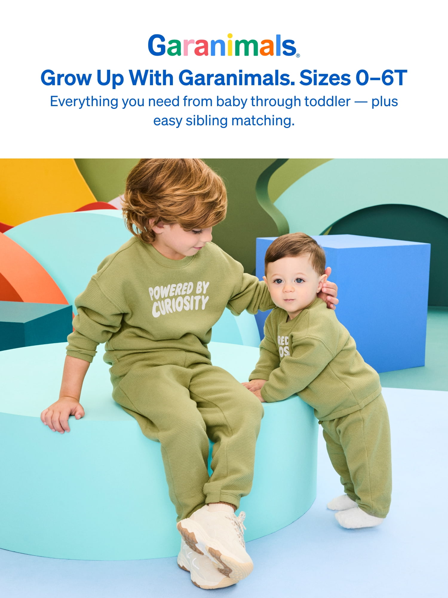 Garanimals Baby & Toddler Boy Outfit Set, Waffle Knit Thermal, Sizes 0-6T