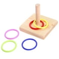 thumbnail image 3 of Juego entretenido para loros pequeños Juguete interactivo con anillos apilables para pájaros, 3 of 6
