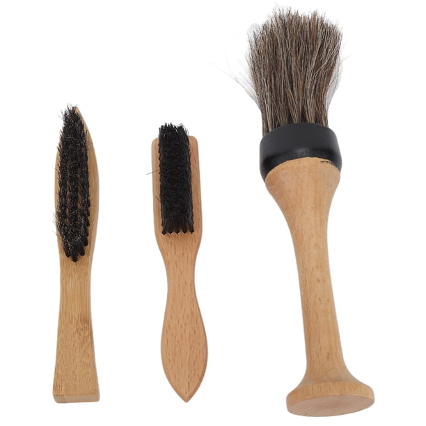 Cepillo para plumero de cuello de peluquero, juego de cepillos de peluquero de 3 piezas Juego de cepillos para plumero de cuello de peluquero Herramienta de cepillo de peinado Rendimiento lleno de energía