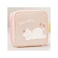 thumbnail image 2 of MAWCLOS Sac Menstruel pour Filles Protège-Dessous Serviettes Hygiéniques Sacs de Rangement Tampons Sac à Main Femmes Serviettes Réutilisables Serviette Sanitaire Rose, 2 of 3