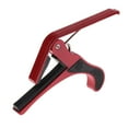 thumbnail image 2 of Abrazadera de guitarra Yuyangstore Cejilla de guitarra de aleación de aluminio rojo, 2 of 7