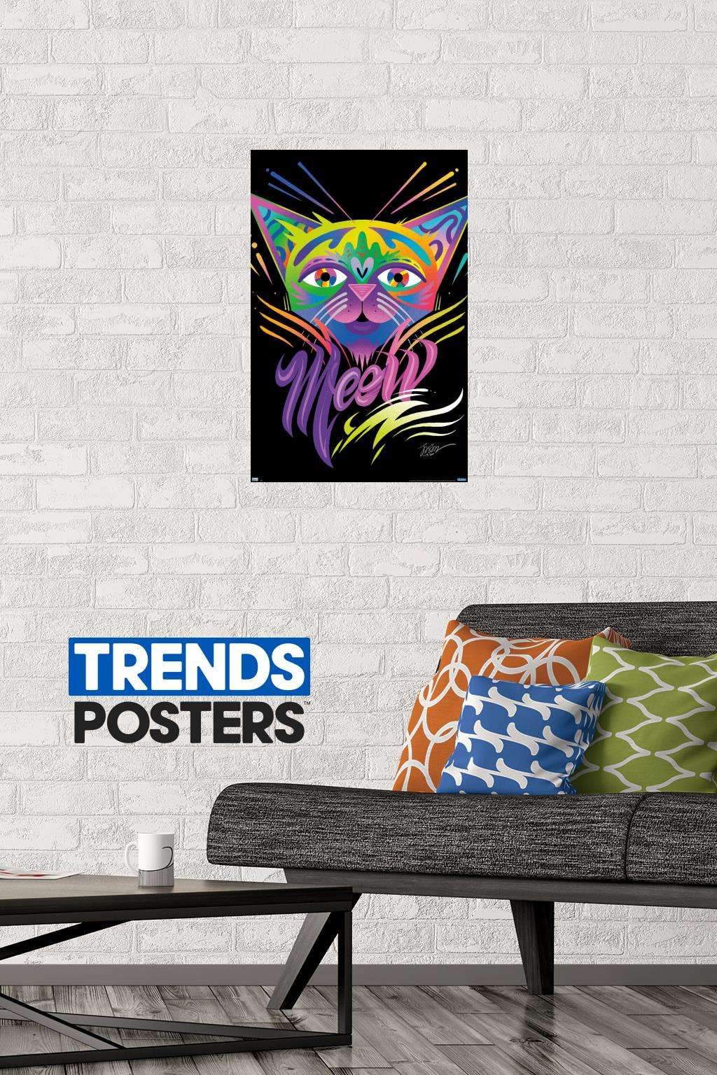 Meow Wall Poster, 14.725" x 22.375"