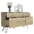 thumbnail image 2 of DeeHome Double Dresser Skyoner, Bedroom, Light Oak, 2 of 7
