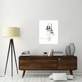 thumbnail image 2 of Global Gallery Avery Tillmon 'French Chic I Pink on White' Canvas Wall Art, 2 of 4