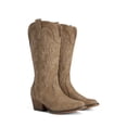 thumbnail image 3 of DREAM PAIRS Women's Western Cowboy Cowgirl Boots Square Toe Embroidery Mid Calf Booties, 3 of 8