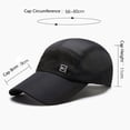 thumbnail image 3 of Versatile Outdoor Visor Hat for Unisex Use Breathable Mesh Cap for Sunshade and Light Activity, 3 of 4