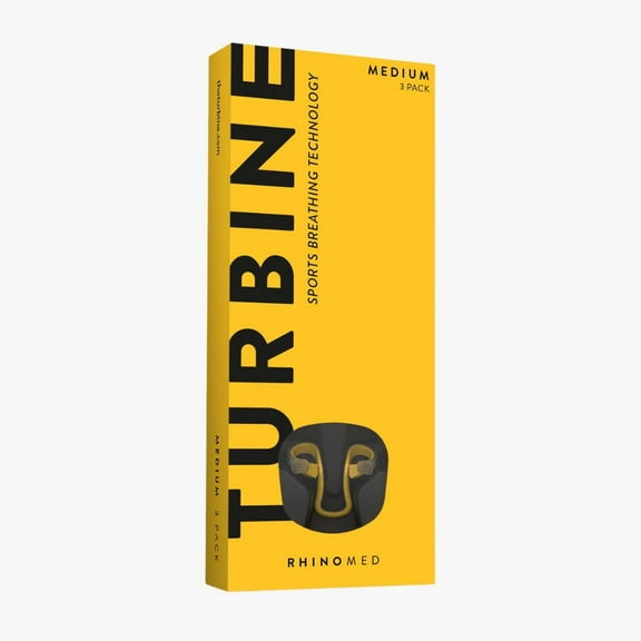 Turbine Breathing Nasal Dilator | Medium 3 pack | Improve Airflow & Reduce Congestion | Nasal Strip Alternative | Comfortable Breathing Aid for Sports & Workout Performance