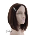 thumbnail image 2 of Silver Rhinestone Studded Hair Barette Bobby Pin Clip | 4 Count | Multi, 2 of 5