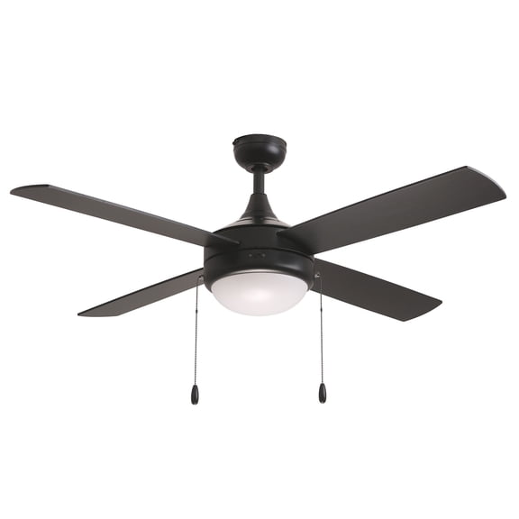 Maxim 88794BK Quattro 52" 4 Blade Indoor Led Ceiling Fan - Black