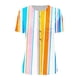 thumbnail image 4 of Camisa de manga corta con estampado de moda informal para mujer Fridja  hjk381, 4 of 4