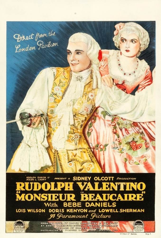 Monsieur Beaucaire L R Rudolph Valentino Bebe Daniels On Poster Art 1924 Movie Poster Masterprint 11 X 17 Walmart Com Walmart Com