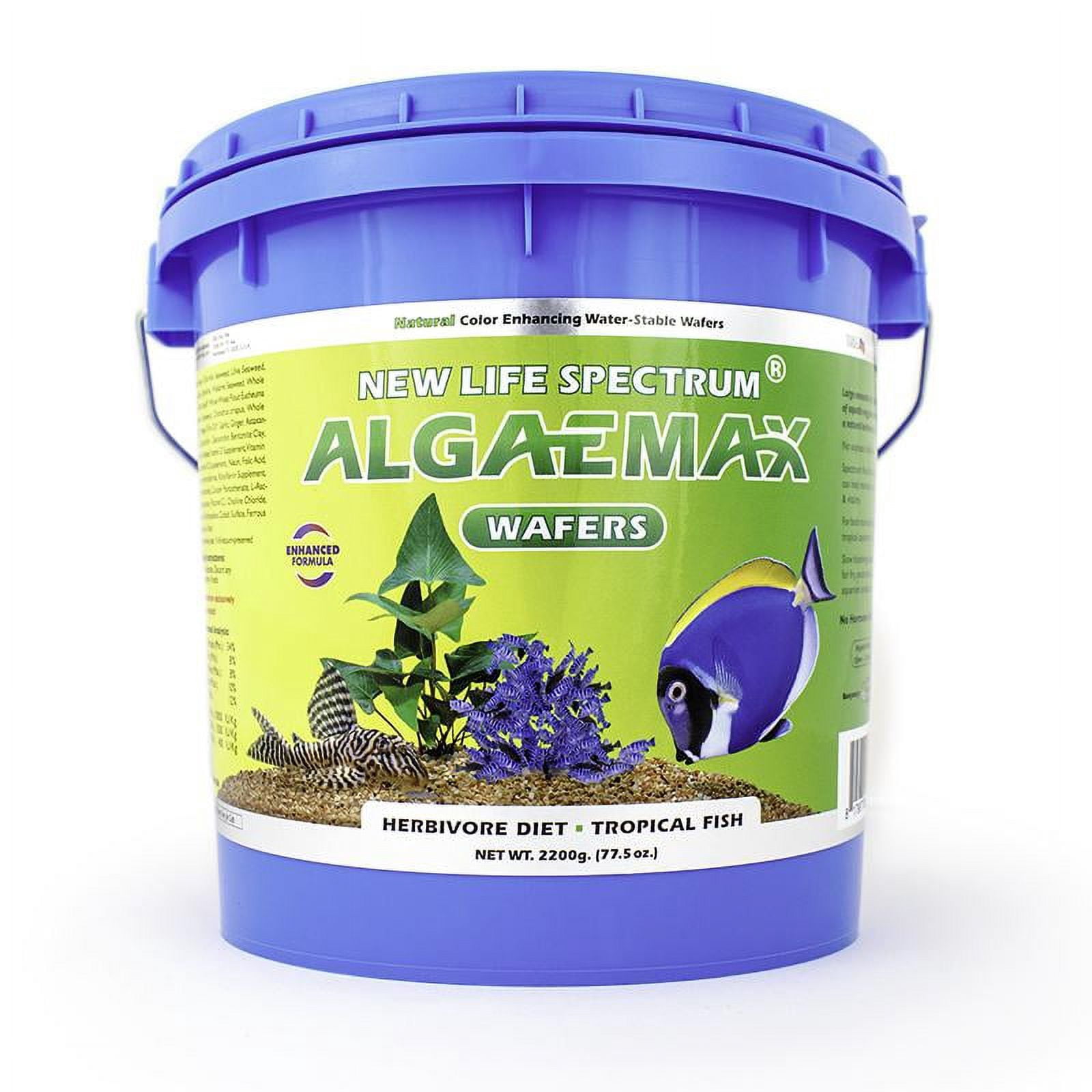 New Life Spectrum AlgaeMax Tropical Fish Food Wafers, 10.5 oz