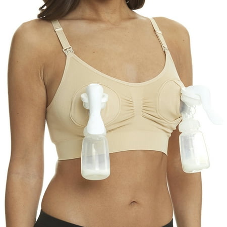 

FOCUSNORM Women Nursing Bra Hands Free Push Up Maternity Breastfeeding Bras