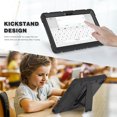 thumbnail image 3 of XYX Case for Samsung Galaxy Tab A8 10.5 inch (SM-X200/SM-X205), Dual Layer Slim Heavy Shockproof Rugged Protective Cover Case with Kickstand (Black), 3 of 7