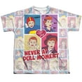 thumbnail image 1 of I Love Lucy - All Over Panels - Youth Short Sleeve Shirt - Small, 1 of 2