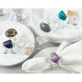 thumbnail image 2 of Saro Lifestyle Napkin Rings with Natural Stone (Set of 4), 2 of 5