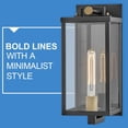 thumbnail image 4 of 23010BK Hinkley Lighting Catalina - 10W 1 LED Outdoor Medium Wall Lantern In Modern Style-16 Inches Tall and 6.5 Inches Wide, 4 of 15