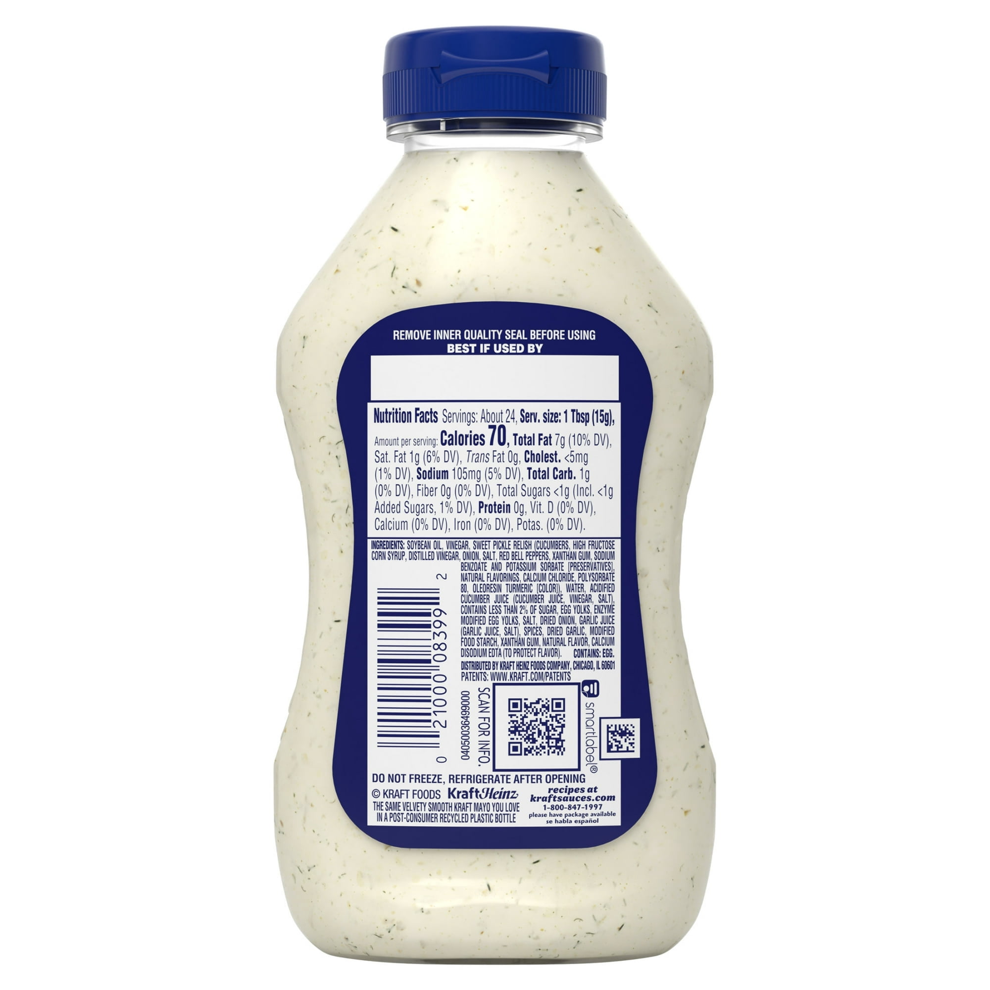 Kraft Pickle Mayonnaise, 12 fl oz Jar, Casein Free (Pack of 2)