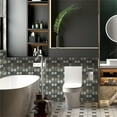 thumbnail image 5 of Tile Stickers under $5! Cagogo 10PC 3D Crystal Tile Stickers, Self Adhesive Wall Tile Stickers, Peel and Stick Backsplash Tiles, Waterproof Mosaic Stickers for Kitchen Bathroom, DIY Home Decor, 5 of 9