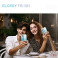 thumbnail image 6 of Marble Pattern Case for iPhone 16 with Screen Protector,Cute Heavy Duty 3 in 1 Full Body Shockproof Hard PC+Soft TPU Silicone Bumper Drop Women Girls Phone Case for iPhone 16,Blue, 6 of 6