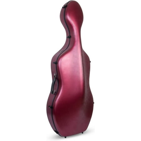 Crossrock 4/4 Cello Case Lightweight Poly Carbon Composite with Backpack,wheels