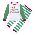 thumbnail image 1 of Pyjamas Tenue Parent-Enfant Costumes de Noël Patchwork à Carreaux Imprimés Vêtements de Maison Col Rond Manches Longues Pyjamas Ensembles Deux Pièces Pyjamas Mignons en Liquidation, 1 of 9