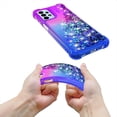 thumbnail image 5 of for Samsung Galaxy A23 Case,Galaxy A23 5G Case,with HD Screen Protector,Gradient Quicksand Glitter Liquid Floating Waterfall Durable Girls Cute Phone Case for Samsung A23 5G (Purple/Blue), 5 of 14