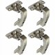 thumbnail image 4 of 2pcs Cabinet Hinge 180 Degree Hinge 90 Degree Hinge Soft Close Cabinet Corner Door 4 Holes, 4 of 5