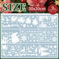 thumbnail image 3 of Unique Bargains Window Clings Party Supplies for Holiday White City Santa Claus, 3 of 7