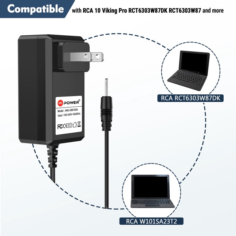 PKPOWER AC Adapter For Hyper Tough AQ70068N Cordless Rotating