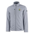 thumbnail image 2 of Men's Cutter & Buck  Gray Xavier University of Louisiana Gold Rush Evoke Eco Softshell Recycled Full-Zip Jacket, 2 of 3