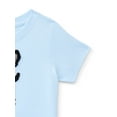 thumbnail image 3 of Wonder Nation Baby Boy Short Sleeve Chenille Detail T-Shirt, Sizes 0-24 Months, 3 of 3