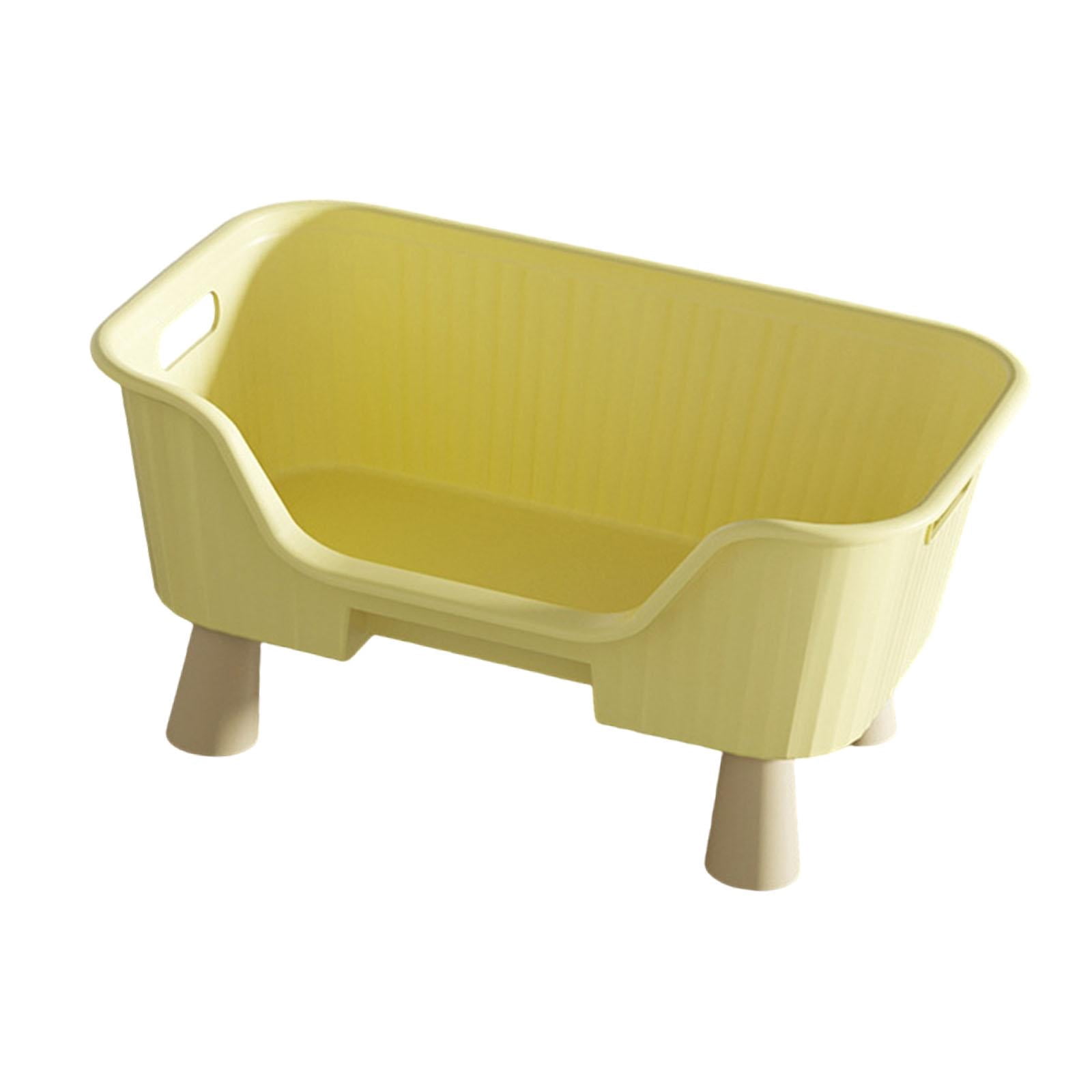 CarpNettore Cat Hammock Bed Elevated Cat Nest Furniture Raised Cat Cot for Kitten Kitty Cats M yellow