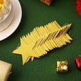 thumbnail image 4 of Guirnalda de estrellas doradas de 2 m, 2 unidades, banderín de papel dorado navideño, guirnalda de estrellitas para decoración de fiestas navideñas, bodas y baby showers (dorado brillante)., 4 of 8