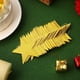 thumbnail image 4 of Guirnalda de estrellas doradas de 2 m, 2 unidades, banderín de papel dorado navideño, guirnalda de estrellitas para decoración de fiestas navideñas, bodas y baby showers (dorado brillante)., 4 of 8