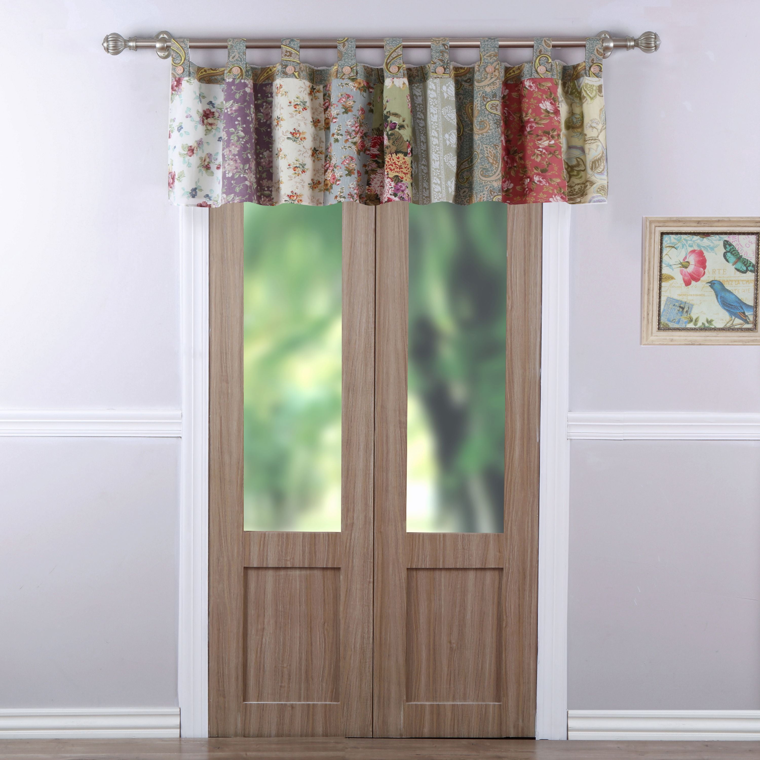 Global Trends Carmel Patchwork Window Valance