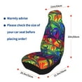 thumbnail image 6 of Haiem Pride Rainbow Printed Car Seat Covers Set of 2, Universal Fit Car Seat Covers,Protective Seat Covers,Comfortable Car Seat Covers, Easy Installation Seat Covers, Vehicle Seat Covers, 6 of 9