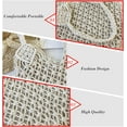thumbnail image 4 of Kukuzhu Beach Bags for Women, Summer Mesh Beach Tote Bag Hand Woven Beach Bag Weaving Hollow Shoulder Bag Handbag, 4 of 5