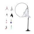 thumbnail image 3 of BELOVING Cat Teaser Toy Flexible Exerciser Handheld Teaser Toy for Prowl Jump White, 3 of 10