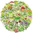thumbnail image 1 of Cartoon animal frog stickers, set of 50, waterproof and UV resistant, for gadgets., 1 of 5