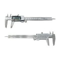 thumbnail image 6 of 6 Inch 150mm Digital Vernier Caliper Stainless Steel Micrometer Measuring Tool Depth Ruler, 6 of 7