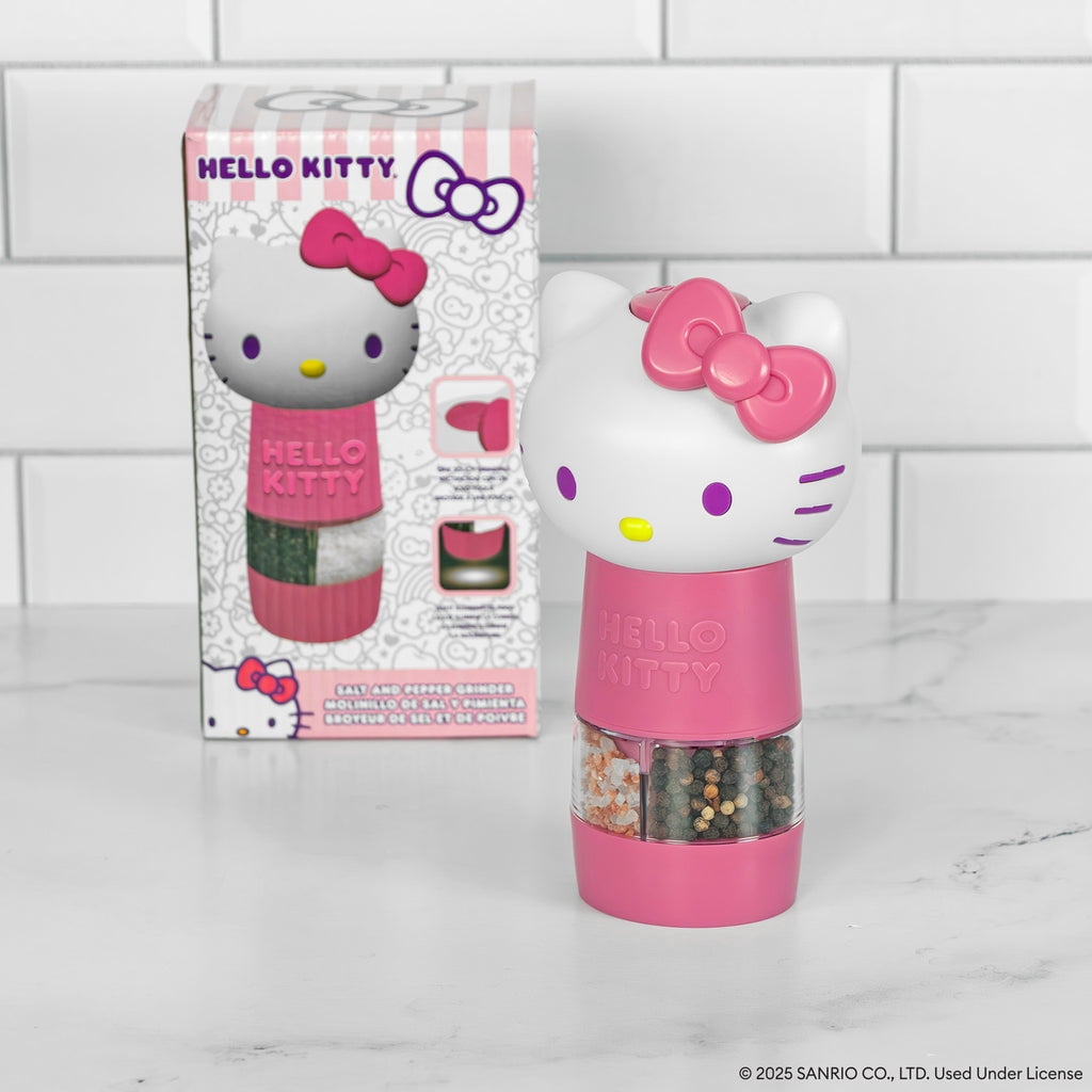 Uncanny Brands Sanrio Hello Kitty Salt and Pepper Grinder